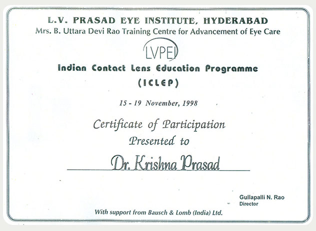 Indian Contact Lens Education Programme