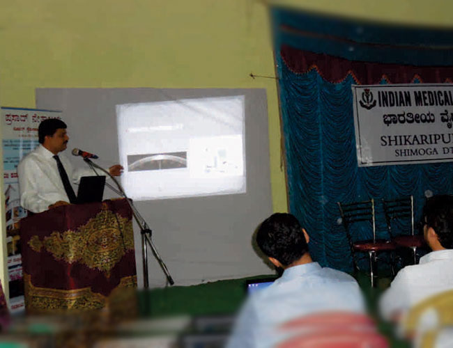 Attended the Continuous Medical Education Programme by the Indian Medical Association Shimoga, in 2012