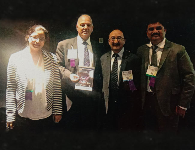 Attended the release of a book on ophthalmology in the USA