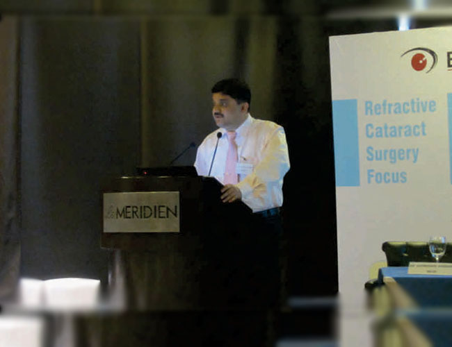 Guest Speaker at the All India Ophthalmic Conference 2013, in Delhi