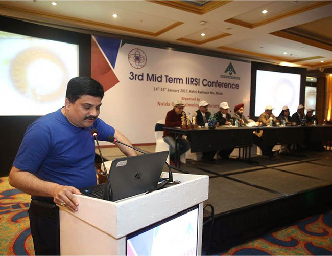Guest speaker at the 3rd Mid Term IIRSI Conference 2017, in Noida