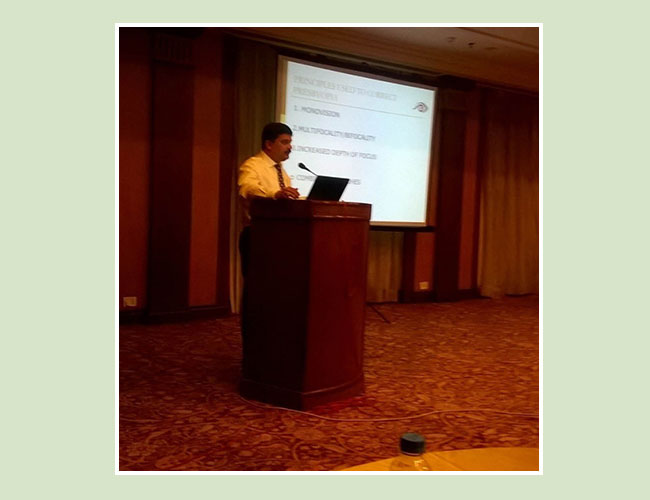 Guest speaker at the CME in Lucknow, 2016