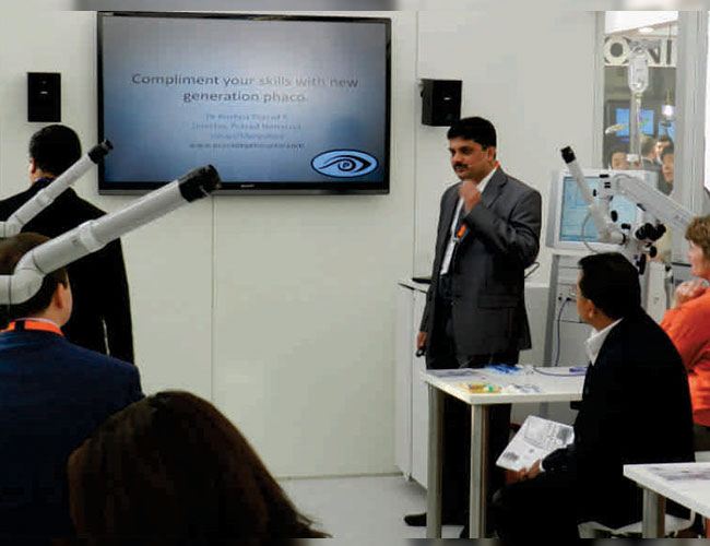 Guest speaker at the European Ophthalmic Conference 2013, in Amsterdam, Netherlands