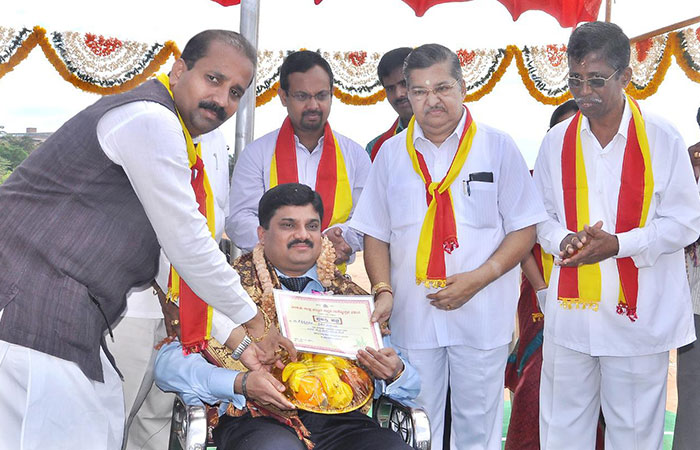 Received Zilla Rajyothsava Award in 2012