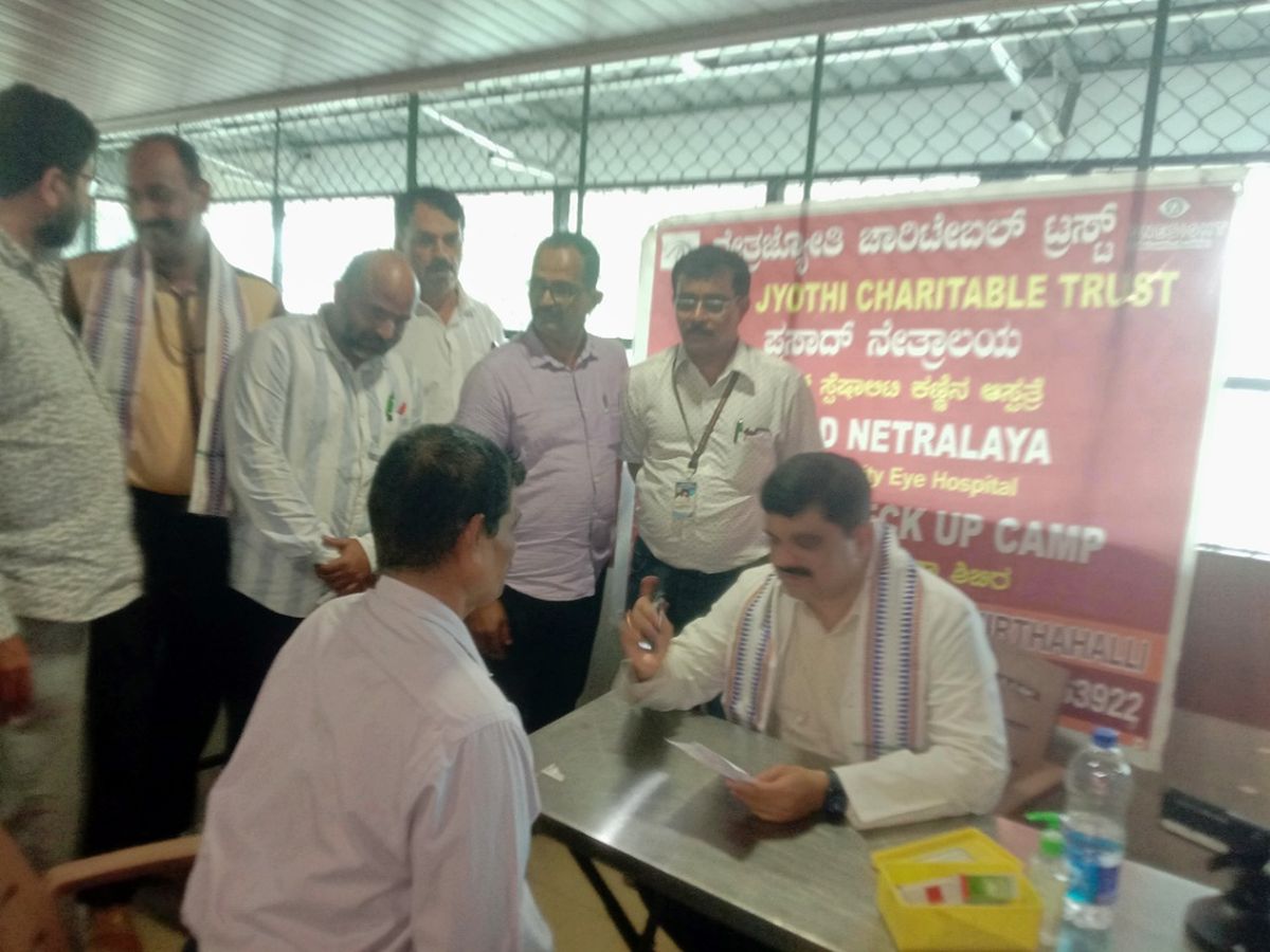 Photographer association Udupi Eye Camp